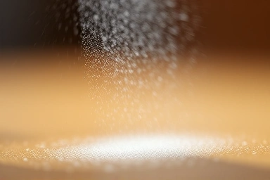 Gentle sanitization spray on toy surface