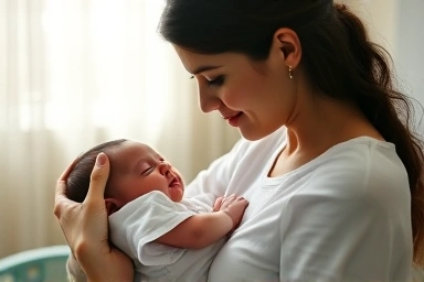 Mother and baby bonding after childbirth