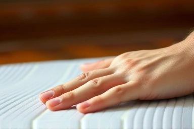 Gentle warmth from a water mat, emphasizing safety