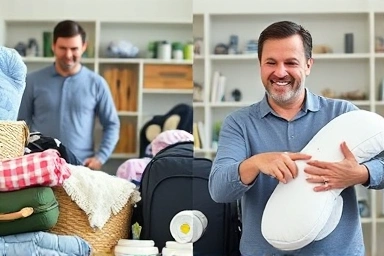 New parent's journey from overwhelmed to organized with essential gear