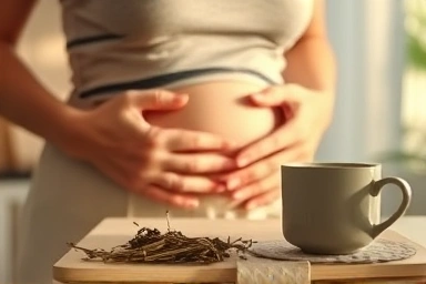 Woman recovering, herbal healing, hope for next pregnancy.