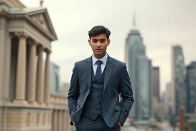Young civil servant at a career crossroads