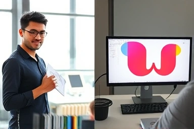 Graphic designer's career advancement and Adobe Illustrator skills.