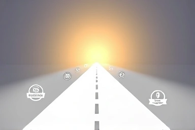 Symbolic image of career path divergence and certification impact