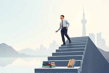Civil servant climbing path to future success