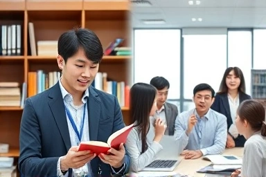 Civil servant learning and leading for career growth