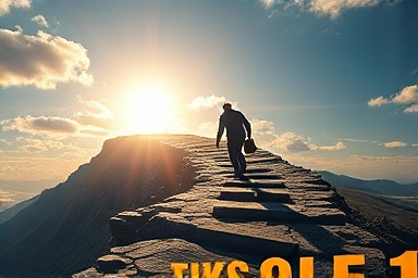 Symbolic image of overcoming challenges to achieve career goals in MICE.