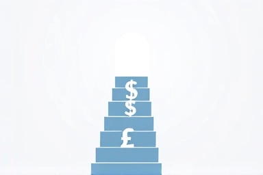 Symbolic representation of career growth in finance.