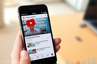 English learning playlist on a smartphone screen