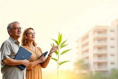 Middle-aged professionals embracing new career opportunities.