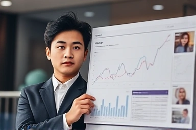 Young professional planning finance career with strategic certification.