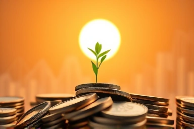Symbol of financial growth and future success for youth.