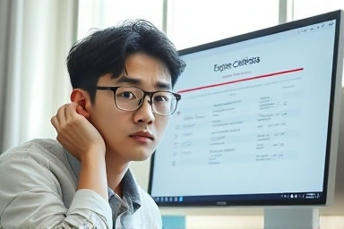 Job seeker stressed over expiring language test scores.
