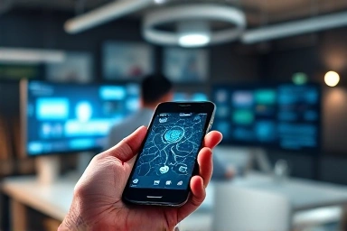 IT professional using RFID technology for career advancement