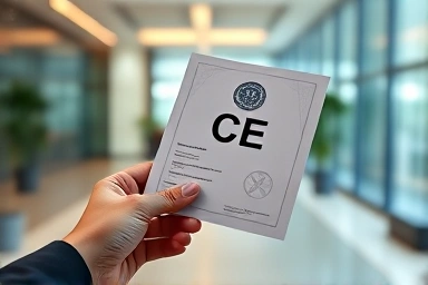 Modern certification document symbolizing professional achievement in finance.