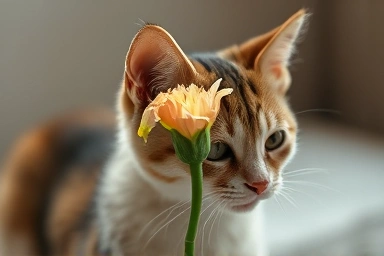 Symbolic image of a cat's declining energy