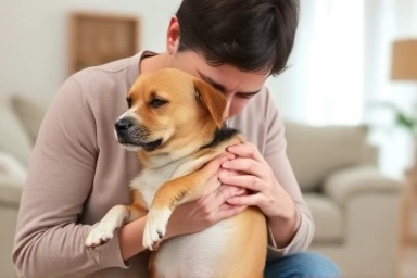 Dog owner concerned about dog's cough