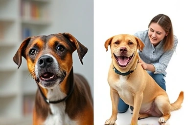 Dog behavior problems solved, happy dog transformation, positive training