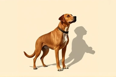 Dog providing unwavering support and comfort to its owner.
