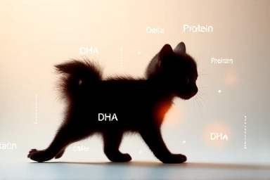 Symbolic representation of kitten growth nutrients