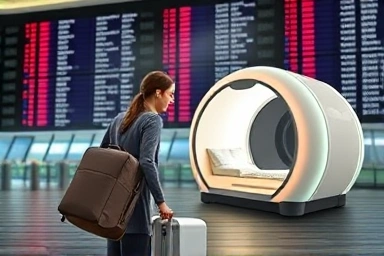 Smart travel with capsule hotel for time and cost savings