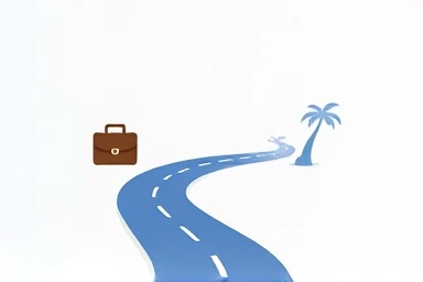 Travel paths diverging for business and leisure trips