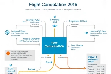 Infographic on flight cancellation fees and refund traps