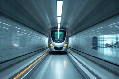 Fast train to Incheon Airport, symbolizing efficient travel.