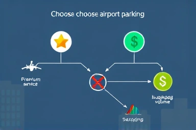 Decision guide for choosing airport parking: cost and convenience