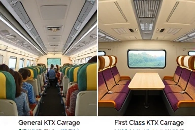 KTX first-class vs general carriage for viewing