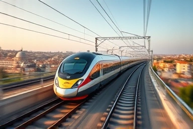High-speed train, Rome airport to city, speed and directness
