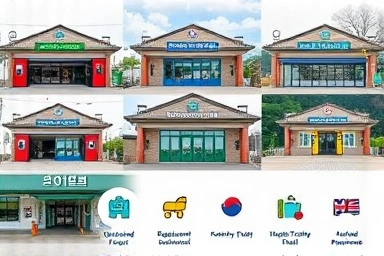 Korean train stations offering travel discounts and local attractions