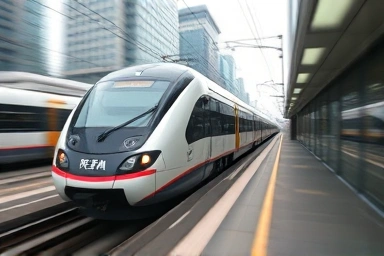 Nankai Rapi:t train en route to Osaka city