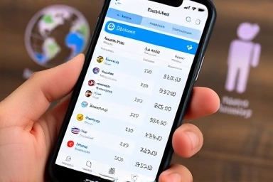 Smartphone screen showing international mobile plan comparison and savings.
