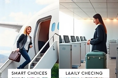 Smart baggage choices for budget airline travel.