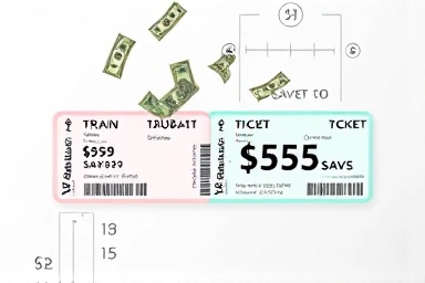 Contrast of high vs low SRT train ticket prices