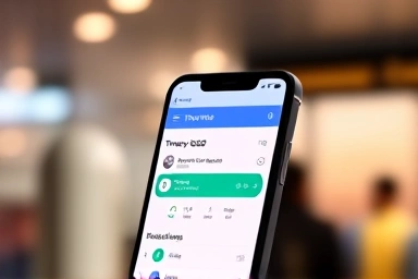 Smartphone with T-money GO app showing bus route