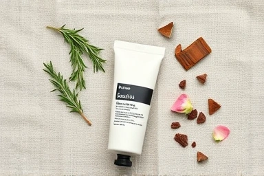 Natural botanicals and Aesop hand cream for scent inspiration
