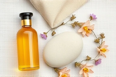 Natural body care ingredients and tools for skin elasticity