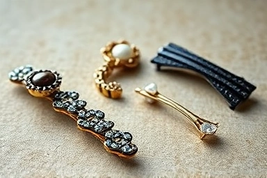 Collection of stylish and versatile hair clips