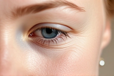 Radiant under-eye skin, healthy complexion, natural glow