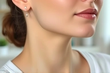 Improved jawline contour from consistent home care