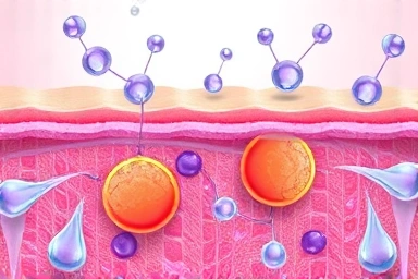 Healthy skin cells, hydration, and skin barrier.