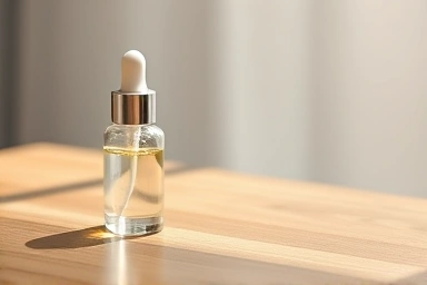 Minimalist skincare product, simple beauty routine, clean aesthetic