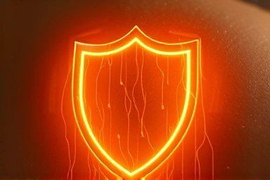 Symbolic shield reinforcing skin barrier against irritation.