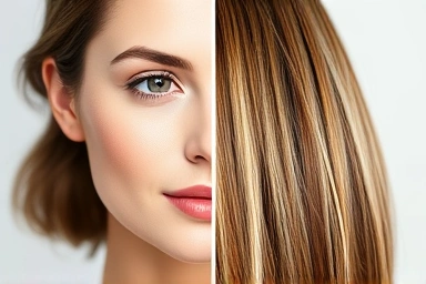 Facial lifting and healthy hair growth from scalp.