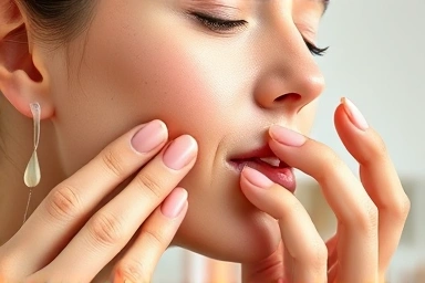 Woman applying skincare for better absorption