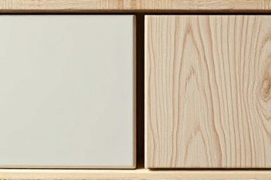 Close-up of paint and sticker textures for furniture