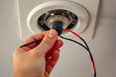 Professional LED lighting installation, electrical work