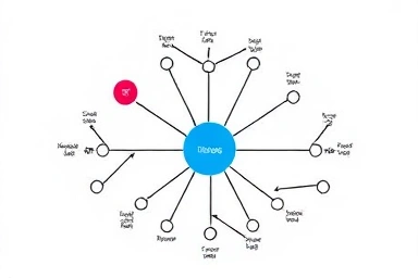 Abstract visual of strategic thinking and core idea connection.